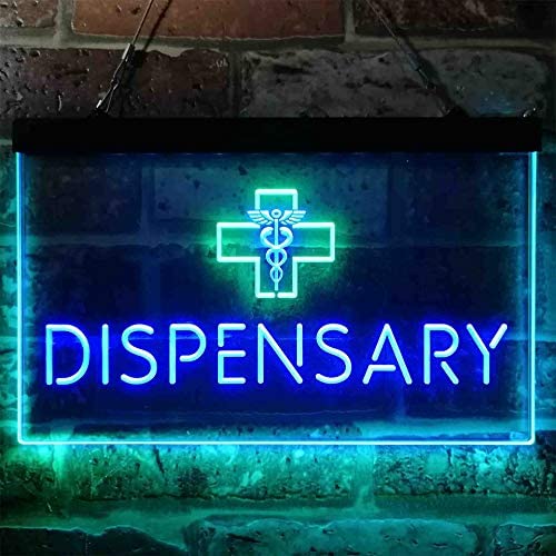 Medical Marijuana Dispensary Dual LED Neon Light Sign1